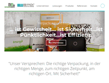 Tablet Screenshot of bb-pack.de